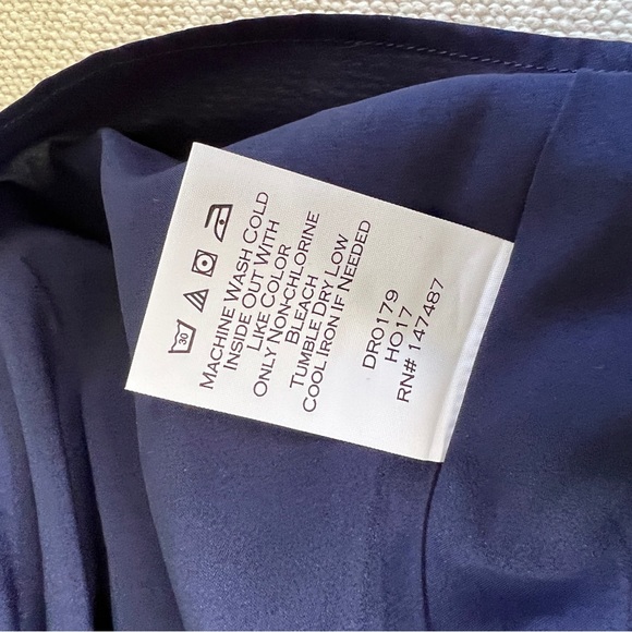 Draper James Love Birds Cold Shoulder Blue Dress - Picture 16 of 16